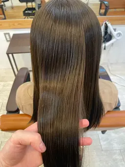 縮毛矯正+カット(3cm以上)