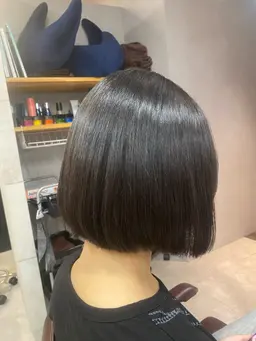 💞小顔カット➕寒色特化❕アディクシーカラー➕ベーストリートメント🫧