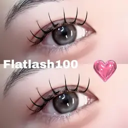 最軽量🩵【フラットラッシュマツエク】目元華やかに🪽80-100本🩵