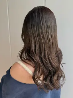 【ブリーチなし】透明感カラー🩵