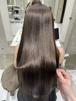 メンテナンスカット＋ブリーチ無しダブルカラー＋うる艶TR🐶［透明感出したい方おすすめ！］