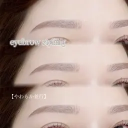 アイブロウスタイリング [間引き・wax・メイク込]