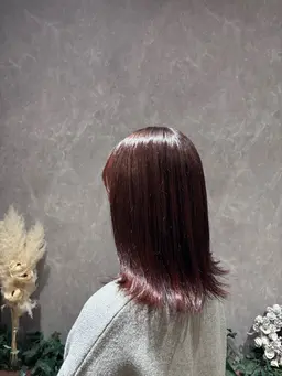 似合わせカット＋高発色カラー