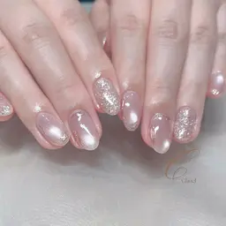 【オフなし】ミラーニュアンスネイル🪞定額3980円