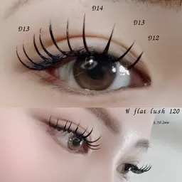 【バインドロック/ダブルフラット100束】ボリューム持続力№1💖LEDエクステ＋1100円※オフ・コーティング込