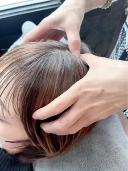 頭とお顔の疲れリセットドライヘッドスパとフェイスケア