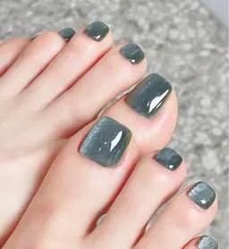 【FOOT】大人気★マグネットorミラーネイルorフラッシュネイル¥6980（フットバス付き）