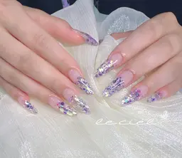 [新規様&自店オフ込み]チップ長出し＋カラグラorラメグラ