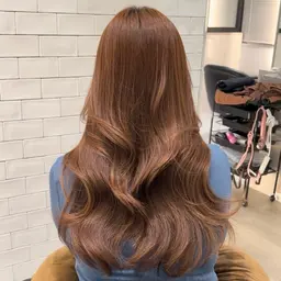 2回目以降のお客様はこちら💁♀️【艶と透明感抜群🫧】ブリーチなしダブルカラー🤍+最高峰髪質改善トリートメント✨