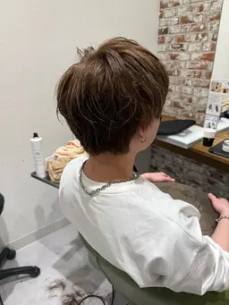 【メンズ限定】デザインカット+ワンカラー+スパ5分