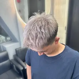 メンズカット＋ダブルカラー(ケアブリーチ込)