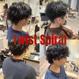 💇似合わせカット＋波巻きパーマor王道ツイストスパイラル🌀