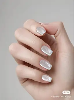 🩵マグネットネイル+パーツ2個🤍