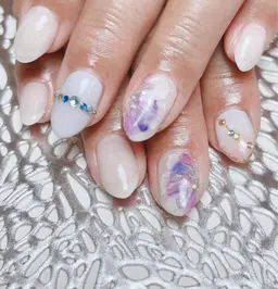 持ち込みデザイン4本コース（ジェルネイルオフあり　＋１０００円）