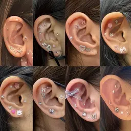 耳つぼジュエリー【ナチュラルコース10粒まで】👂🏻💞