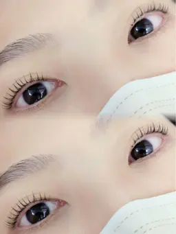 Jr eyelist☘️パリジェンヌor似合わせまつ毛パーマ上🫧コーティング付き🐩レッスンモデル✨