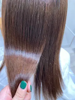 ダメージレスで自然に仕上がる縮毛矯正⛅️Aujua2stepトリートメント付き🍃✨