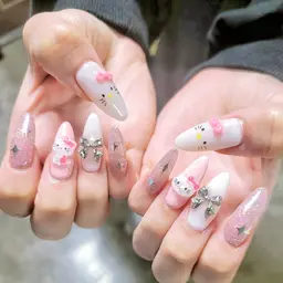 🌹ミニモ割🌹(オフ・ケア込)長さ出し10本+パーツつけ放題