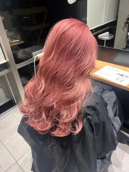 似合わせカット✂️＋ケアブリーチ＆＋ケアカラー💓！＋超音波スチーム TOKIOトリートメント⭐️