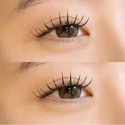 【練習モデル】パリジェンヌラッシュ＋エクステ80本