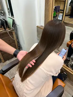 【12/18限定クーポン🫧】透明感ワンカラー＋1step TOKIOトリートメント＋カット今だけ無料💇‍♀️