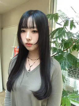 ステップボーンカット✂️＋ダメージレスストレート💡