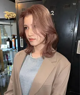 wカラー(ブリーチ+ベースカラー)