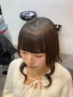 【当日のみ✨】直前予約可能！カット＋前髪縮毛