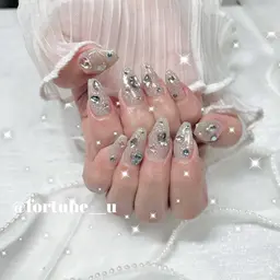 1/19限定クーポン💜ハンド韓国ワンホンガーリーちゅるん90分持ち込みデザイン🤍💜(アート目安片手3.4本)💜