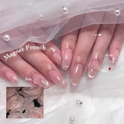 🧲💘ぷるぷるマグネットネイル（オフ込）⚠️写真は別途ビジューアート⚠️