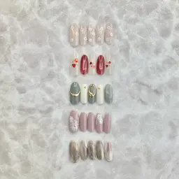 🎀定額ネイルデザイン🎀5種類の中からお好きなデザインを選んでいただきます🩵オフ有りのみ