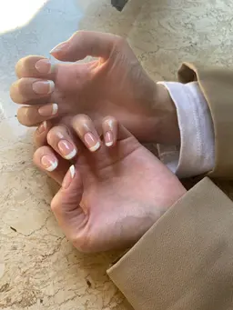 【定額】オフ込み✨フレンチネイル💅クリアベースのみ