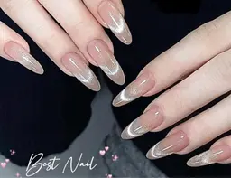 フレンチマグネットネイル/ハートマグネットネイル