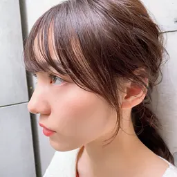 顔周りの似合わせカット(全体カットは含まれません)