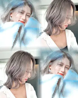 🦋【今からの季節に】ブリーチカラー+オンカラー+トリートメント