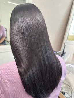 【💎平日限定✨無料】艶まとまり叶う💫シルクストレート×デトックス or 髪質TR×カット×marbb炭酸泉