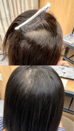 🌀縮毛矯正➕カット|自然なストレート仕上げ✨