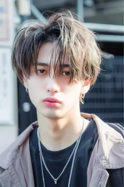 📣外国人風なヘアカラーに📣バレイヤージュ+カット+トリートメント11000