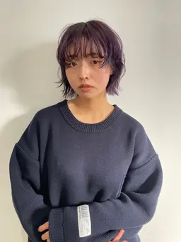 ☆ボブ限定☆シャンプーブロー込み。ケアカラーと選べるトリートメントのダメージレスカラーコースです！