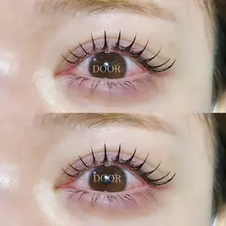 【🌟LEDエクステ🌟】上下マツエク🎀フラットラッシュ120本➕下マツエク60本まで🩵束感仕上げ🩵 オフ無料🫧