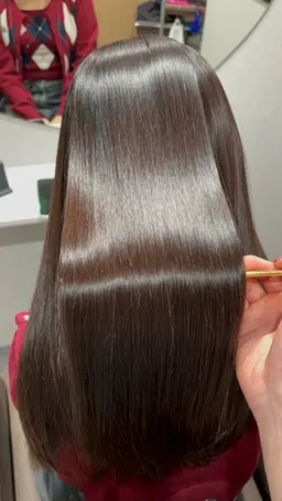 【通常の縮毛矯正になります】カット+縮毛矯正+髪質改善トリートメント✨ブリーチ履歴、セルフカラー履歴は+5500