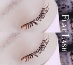 🌸フラットラッシュ120本🌸オフ無料✨💕ビタミンアイパック、コーティング付き✨🥳