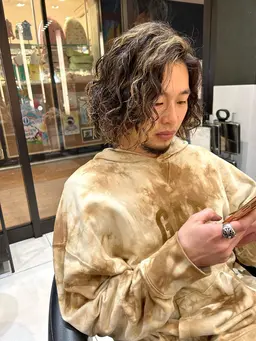 【王道パーマ🌀】メンズカット＋スパイラルパーマ❤️‍🔥