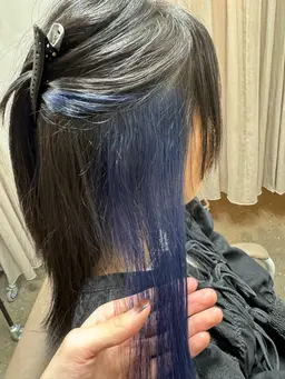 カット+イヤリングカラー+3stepトリートメント(ケアブリーチ込み)