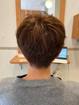 【メンズ限定】メンズカット＋メッシュキャップカラー　¥12900