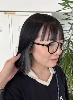 《minimo限定価格✨️》イヤリングカラーケアBL込＋透明感カラー＋選べるオージュアTR＋カット🫧