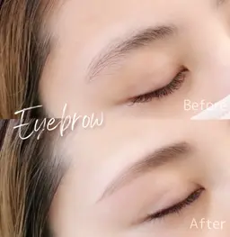 眉毛ワックス脱毛　眉毛デザイン+パック付き