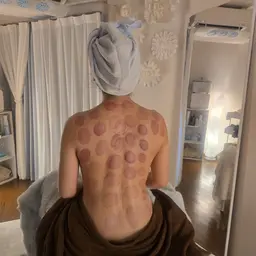 黄土漢方蒸し45分➕カッピングorスライドカッピング10分(背中)