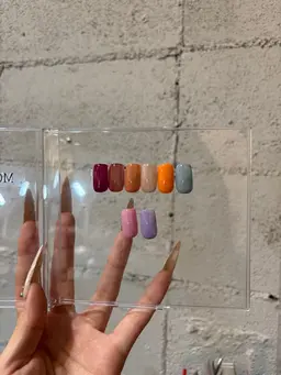 【練習モデル】ハンドジェルネイルワンカラー💅❤️‍🔥暖色系のモデルカラー5色からお選びいただけます🎶（オフなし）