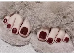 Jr.ネイリストによるフットワンカラー🌈¥2,500